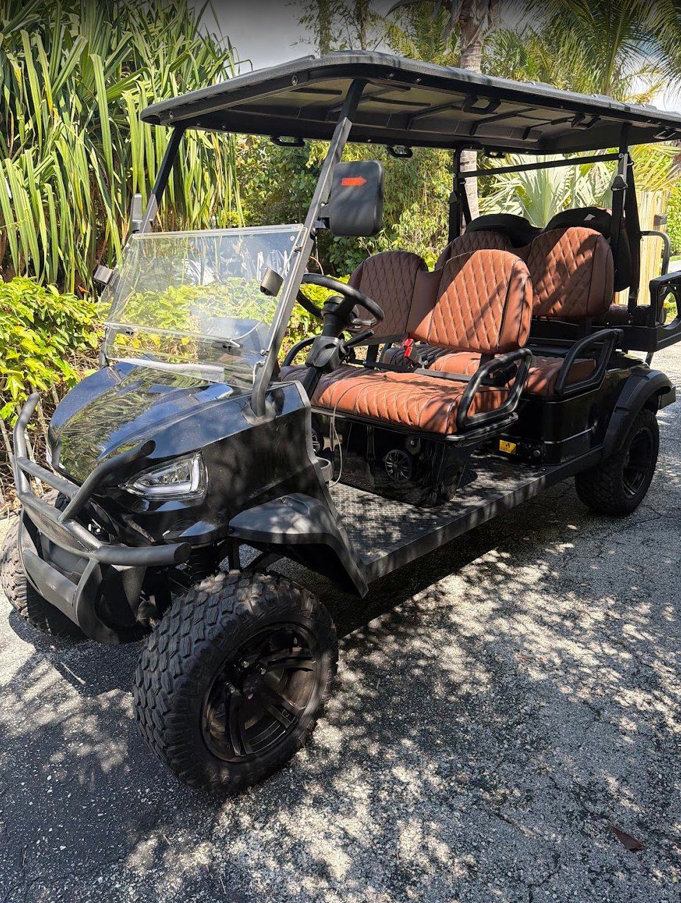 6-seat electric golf cart for rent — Delray Beach FL